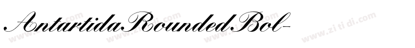 AntartidaRounded Bol字体转换